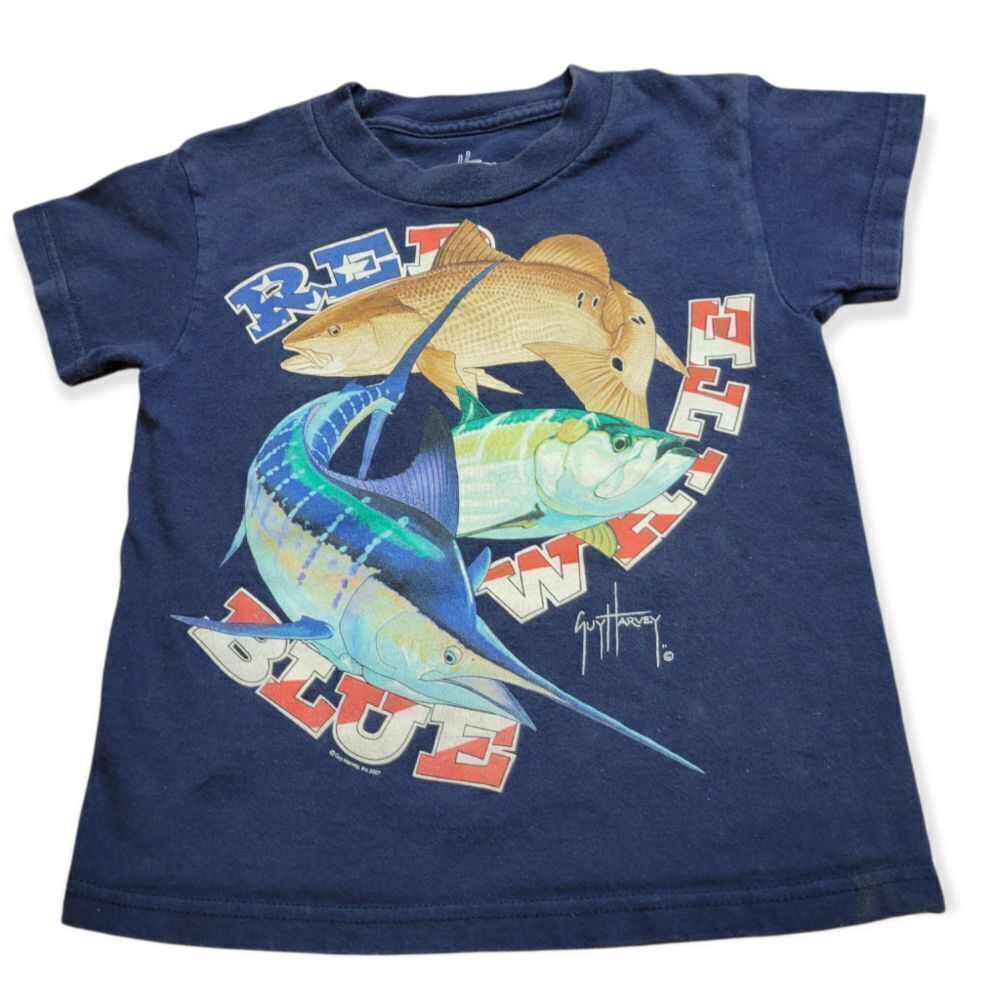 Guy Harvey Patriotic shirt XS